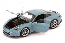 PORSCHE 911 (992) S/T 2023 Meissen Blue - Norev Scale 1:18 (187470)