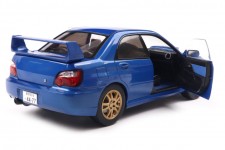 SUBARU Impreza WRX STi 2003 Sonic Blue - Solido Scale 1:18 (S1812301)