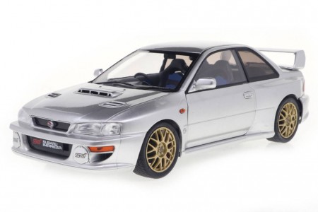 SUBARU Impreza 22B 1998 Silver - Solido Escala 1:18 (S1807408)