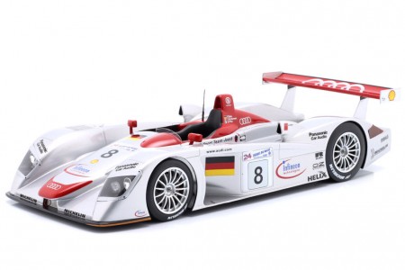 AUDI R8 Ganador 24h LeMans 2000 Kristensen / Pirro / Biela - Spark Scale 1:18 (18LM00)