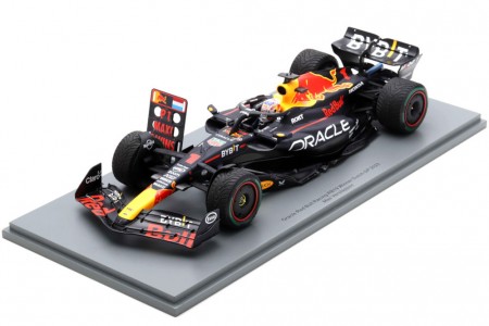 RED BULL RB19 World Champion Winner Dutch GP 2023 M. Verstappen - Spark Scale 1:!8 (18s959)