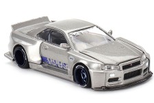 NISSAN Skyline GT-R (R34) Kaido Works Shinjuku V1 - Kaido House Escala 1:64 (KHMG143)