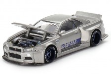 NISSAN Skyline GT-R (R34) Kaido Works Shinjuku V1 - Kaido House Escala 1:64 (KHMG143)
