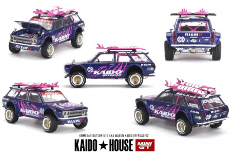 DATSUN 510 4x4 Wagon Kaido Offroad V2 1969 - Kaido House Scale 1:64 (KHMG149)