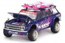DATSUN 510 4x4 Wagon Kaido Offroad V2 1969 - Kaido House Escala 1:64 (KHMG149)
