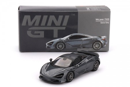 McLaren 750S 2024 Grey - MiniGT Escala 1:64 (MGT00815L)