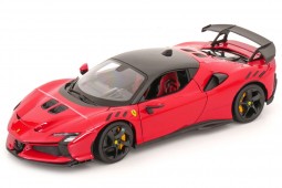 FERRARI SF90 XX Stradale 2024 Rosso Corsa - Bburago Escala 1:18 (16020R)