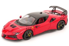 FERRARI SF90 XX Stradale 2024 Rosso Corsa - Bburago Escala 1:18 (16020R)