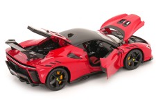 FERRARI SF90 XX Stradale 2024 Rosso Corsa - Bburago Escala 1:18 (16020R)