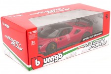 FERRARI SF90 XX Stradale 2024 Rosso Corsa - Bburago Escala 1:18 (16020R)