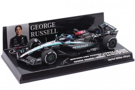 MERCEDES-AMG Ganador GP Austria 2024 George Russell - Minichamps Escala 1:18 (410241163)  