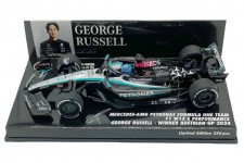 MERCEDES-AMG Winner GP Austria 2024 George Russell - Minichamps Scale 1:18 (410241163)  