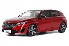PEUGOET 308 GT 2022 Red - OttoMobile Scale 1:18 (OT1140)