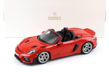 PORSCHE 718 (982) Spider RS 2023 Red - Norev Escala 1:18 (187271)
