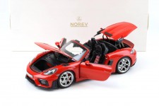 PORSCHE 718 (982) Spider RS 2023 Red - Norev Escala 1:18 (187271)