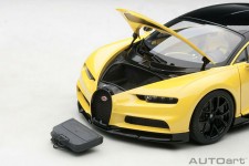 BUGATTI Chiron 2017 Yellow/Black - AutoArt Scale 1:18 (70994)