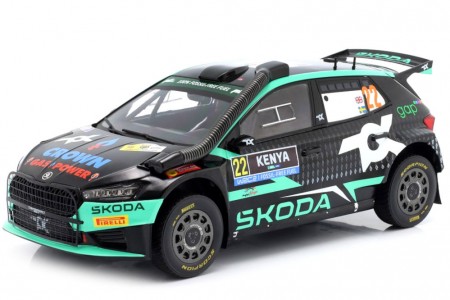 SKODA Fabia RS Rally2 Safari 2024 Greensmith / Andersson - Ixo Scale 1:18 (18RMC209)