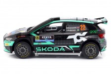 SKODA Fabia RS Rally2 Safari 2024 Greensmith / Andersson - Ixo Scale 1:18 (18RMC209)