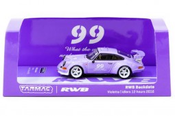 PORSCHE RWB Backdate Violetta Idlers 12h 2016 - Tarmac Works Escala 1:64 (T64-046-VI)