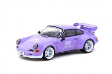 PORSCHE RWB Backdate Violetta Idlers 12h 2016 - Tarmac Works Scale 1:64 (T64-046-VI)