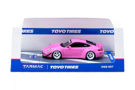 PORSCHE RWB 997 Pink - Tarmac Works Scale 1:64 (T64-057-PN)