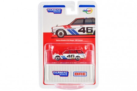 DATSUN 510 Bluebird Wagon Bre 1971 White - Tarmac Works Escala 1:64 (T64G-026-BRE46)