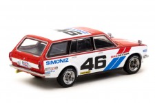DATSUN 510 Bluebird Wagon Bre 1971 White - Tarmac Works Escala 1:64 (T64G-026-BRE46)
