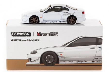 NISSAN Silvia S15 White Metallic Lamely Special Edition - Tarmac Works Scale 1:64 (T64G-023-WH2)