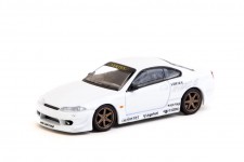 NISSAN Silvia S15 White Metallic Lamely Special Edition - Tarmac Works Escala 1:64 (T64G-023-WH)
