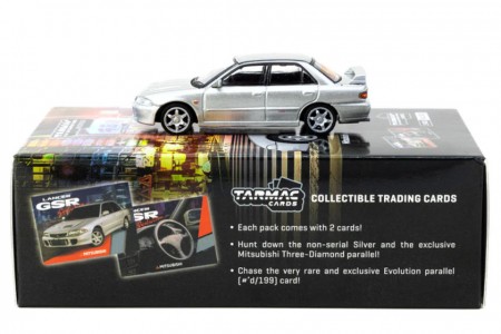 MITSUBISHI Lancer GSR Evolution Silver Special Edition - Tarmac Works Scale 1:64 (T64G-048-SL)