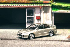 MITSUBISHI Lancer GSR Evolution Silver Special Edition - Tarmac Works Escala 1:64 (T64G-048-SL)