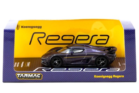 KOENIGSEGG Regera Purple Carbon Fiber - Tarmac Works Escala 1:64 (T64G-TL017-PCF)