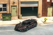 KOENIGSEGG Regera Purple Carbon Fiber - Tarmac Works Escala 1:64 (T64G-TL017-PCF)
