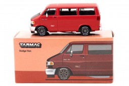 DODGE Van Red - Mijo Exclusive Edition - Tarmac Works Escala 1:64 (T64G-TL032-RE-MJ)