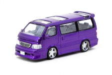 TOYOTA Hiace Wagon Custom Purple - Tarmac Works Escala 1:64 (T64R-078-PU)