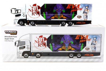  MITSUBISHI Fuso Super Great EVA Racing - Tarmac Works Escala 1:64 (T64T-TL001-EVA)