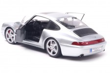 PORSCHE 911 (993) 4S  1996 Polar Silver - Solido Escala 1:18 (S1810103)