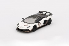 LAMBORGHINI Aventador SVJ 63 2022 Bianco Asopo - MiniGT Scale 1:64 (MGT00842L)