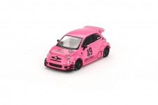 ABARTH 595 LB-Works x Abas Works 2024 Pink - MiniGT Escala 1:64 (MGT00851L)