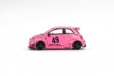 ABARTH 595 LB-Works x Abas Works 2024 Pink - MiniGT Escala 1:64 (MGT00851L)