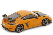PORSCHE Cayman GT4 RS Weissach Package 2023 Bahama Yellow - Norev Scale 1:18 (187252)