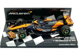McLaren MCL38 1st Victory GP Hungria 2024 O. Piastri - Minichamps Scale 1:43 (537245681)