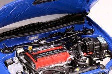 MITSUBISHI Lancer Evo IV 1999 Blue - Motorhelix Scale 1:18 (M84005)
