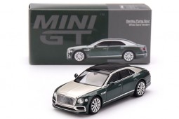 BENTLEY Flying Spur White Sand Verdant 2024 - MiniGT Escala 1:64 (MGT00867L)