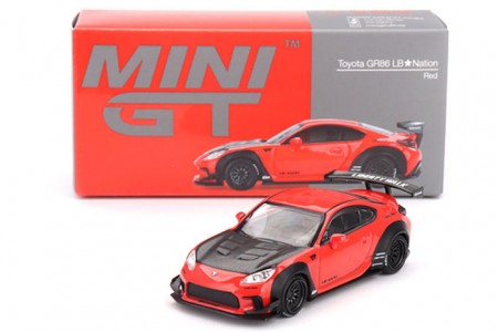 TOYOTA GR86 LB-Nation 2024 Red - MiniGT Escala 1:64 (MGT00885L)