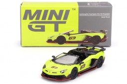 LAMBORGHINI Aventador SVJ 63 Roadster Verde Shock 2023 - MiniGT Scale 1:64 (MGT00887L)