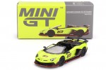 LAMBORGHINI Aventador SVJ 63 Roadster Verde Shock 2023 - MiniGT Escala 1:64 (MGT00887L)