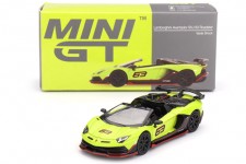 LAMBORGHINI Aventador SVJ 63 Roadster Verde Shock 2023 - MiniGT Escala 1:64 (MGT00887L)