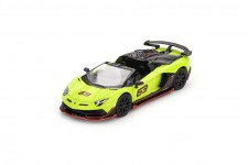 LAMBORGHINI Aventador SVJ 63 Roadster Verde Shock 2023 - MiniGT Escala 1:64 (MGT00887L)