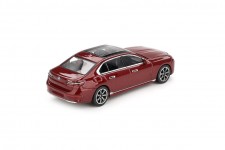 BMW i7 xDrive60 Aventurin Red 2023 - MiniGT Escala 1:64 (MGT00952L)